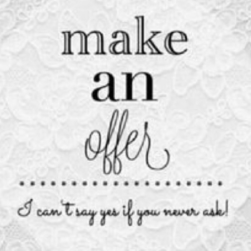 Make me an offer 😊